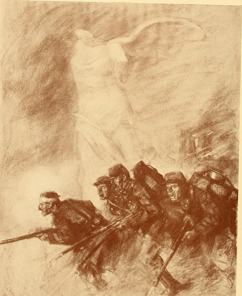An illustration from Exhibition of contemporary French art : for the relief fund for the families of French soldier artists : Ritz-Carlton Ballroom, New York, January, 1916, 1916, leaf 24