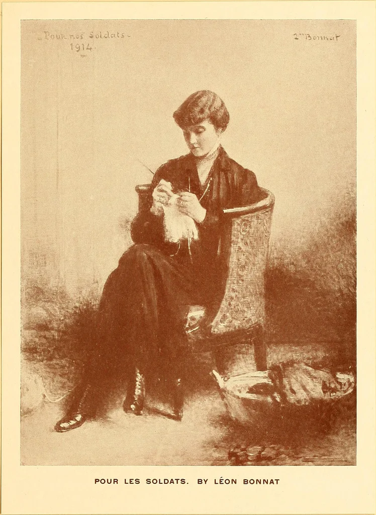 An illustration from Exhibition of contemporary French art : for the relief fund for the families of French soldier artists : Ritz-Carlton Ballroom, New York, January, 1916, 1916, leaf 7