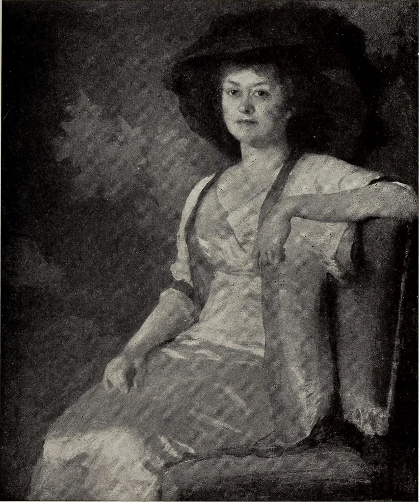 An illustration from Exhibition of contemporary American paintings owned in Worcester County: from April fifth to May tenth, nineteen hundred and fourteen., 1914, leaf 5