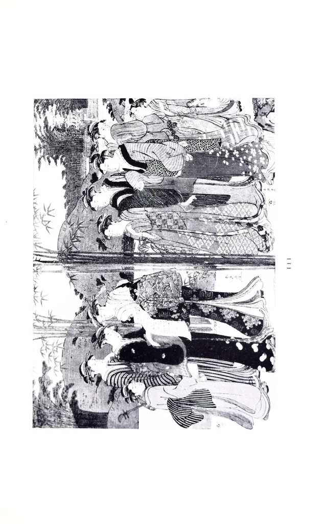 An illustration from Exhibition of Japanese prints : illustrated catalogue, with notes and an introduction, 1909, leaf 91