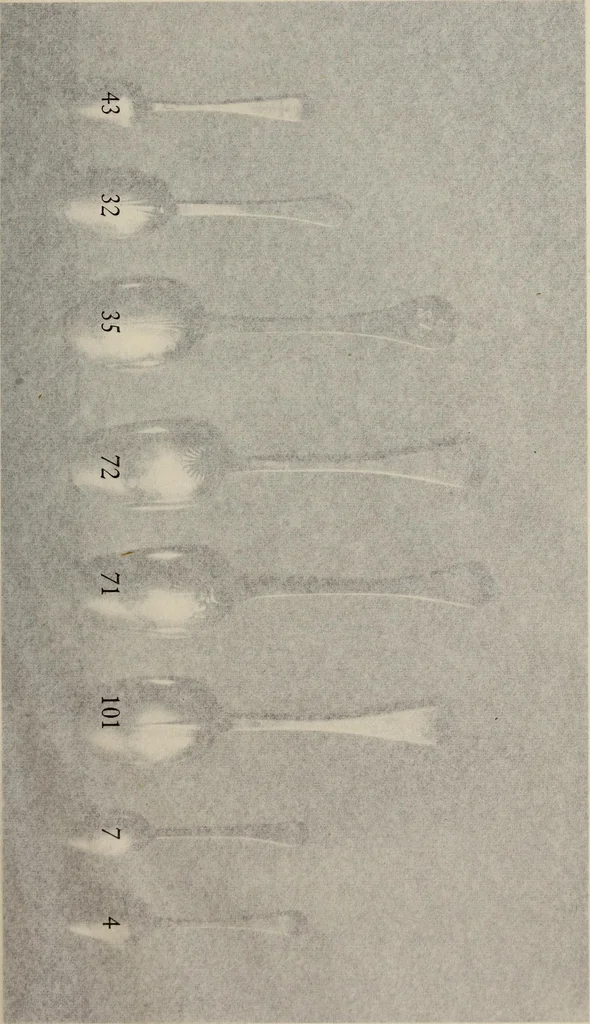 An illustration from Exhibition of old silver owned in Worcester County: June 15th to September 15th, nineteen hundred and thirteen, Worcester Art Museum., 1913, leaf 21