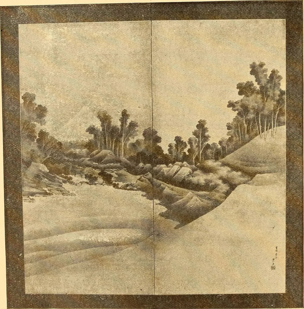 An illustration from Exhibition of Oriental and American art, under the joint auspices of the Alumni memorial committee and the Ann Arbor art association on the occasion of the opening of the Alumni memorial hall, University of Michigan, May 11 to 30, 1910, 1910, leaf 27