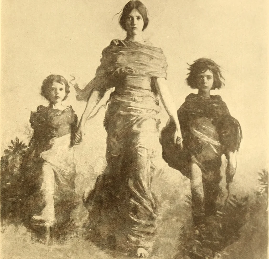 An illustration from Exhibition of Oriental and American art, under the joint auspices of the Alumni memorial committee and the Ann Arbor art association on the occasion of the opening of the Alumni memorial hall, University of Michigan, May 11 to 30, 1910, 1910, leaf 44