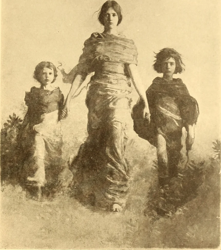 An illustration from Exhibition of Oriental and American art, under the joint auspices of the Alumni memorial committee and the Ann Arbor art association on the occasion of the opening of the Alumni memorial hall, University of Michigan, May 11 to 30, 1910, 1910, leaf 46