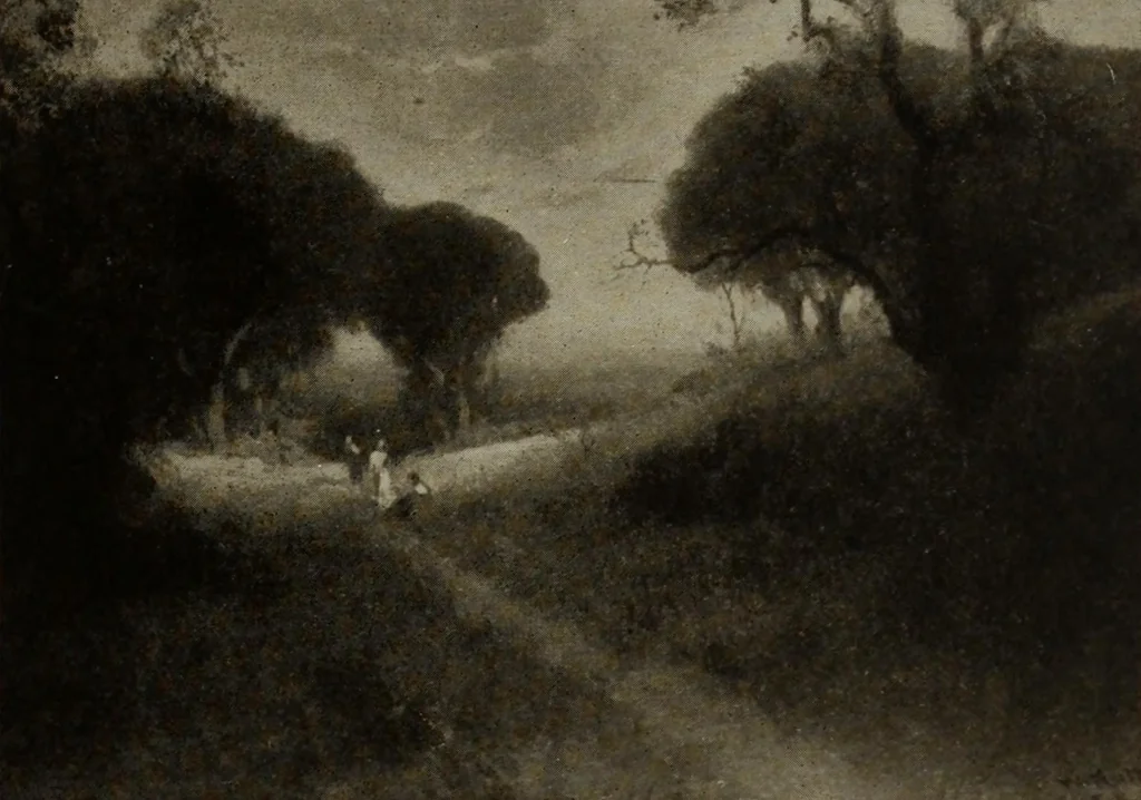 An illustration from Exhibition of paintings by the late William Keith, the Art Institute of Chicago, April 22 to May 6, 1913, 1913, leaf 11