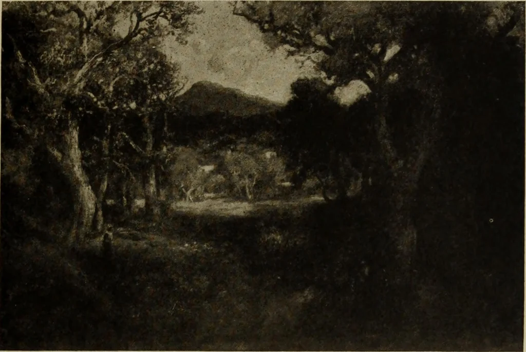 An illustration from Exhibition of paintings by the late William Keith, the Art Institute of Chicago, April 22 to May 6, 1913, 1913, leaf 33