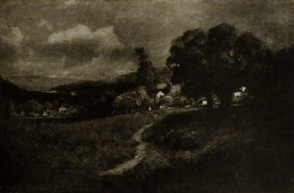 An illustration from Exhibition of paintings by the late William Keith, the Art Institute of Chicago, April 22 to May 6, 1913, 1913, leaf 45
