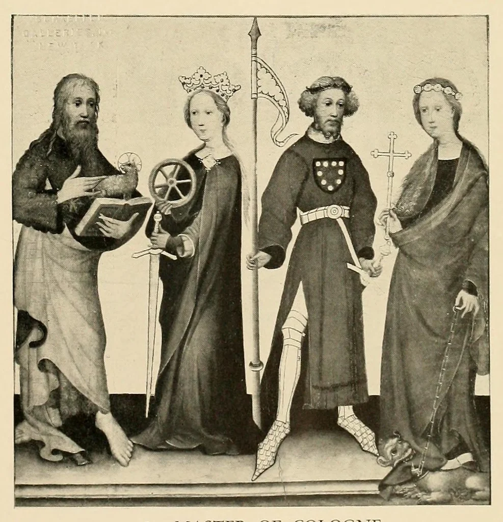 An illustration from Exhibition of paintings by old masters, [Los Angeles Museum], 1900, leaf 9