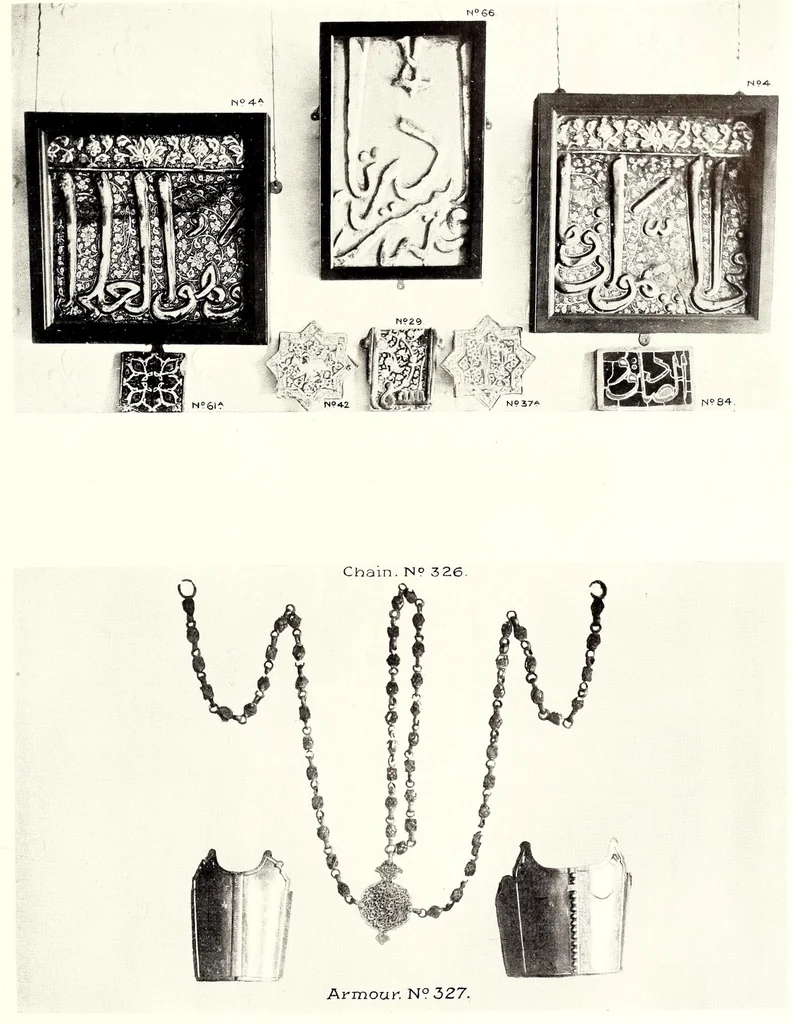 An illustration from Exhibition of Persian art & curios : the collection formed by J.R. Preece, Esq., C.M.G., late H.B.M.'s Consul General at Ispahan, Persia, 1913, leaf 131