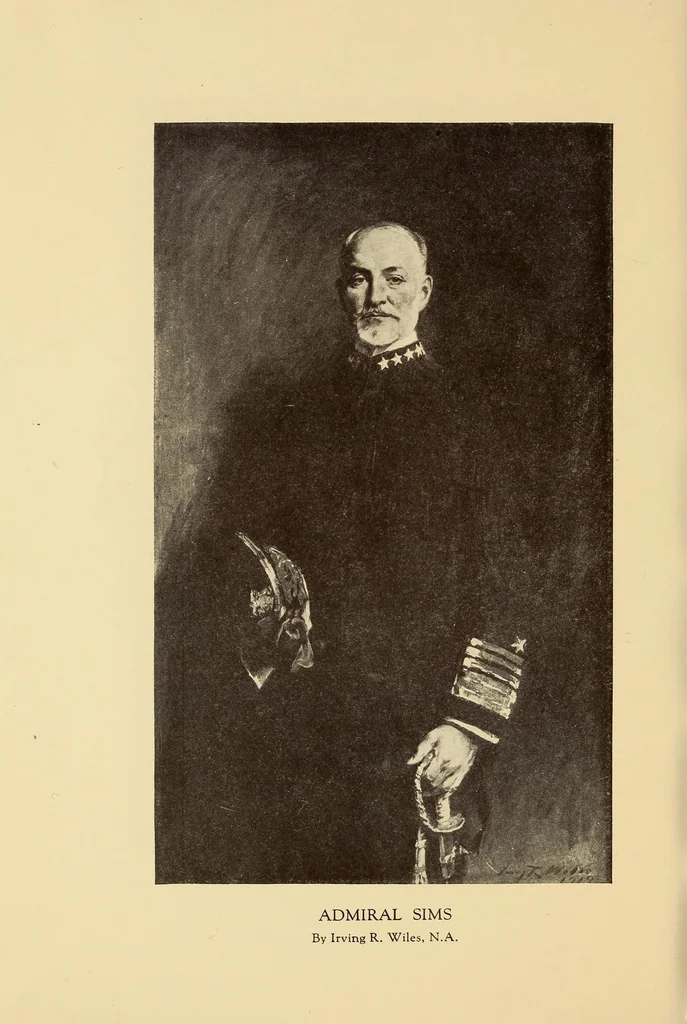 An illustration from Exhibition of war portraits : signing of the Peace treaty, 1919, and portraits of distinguished leaders of America and of the allied nations painted by eminent American artists for presentation to the National Portrait Gallery, 1921, leaf 22