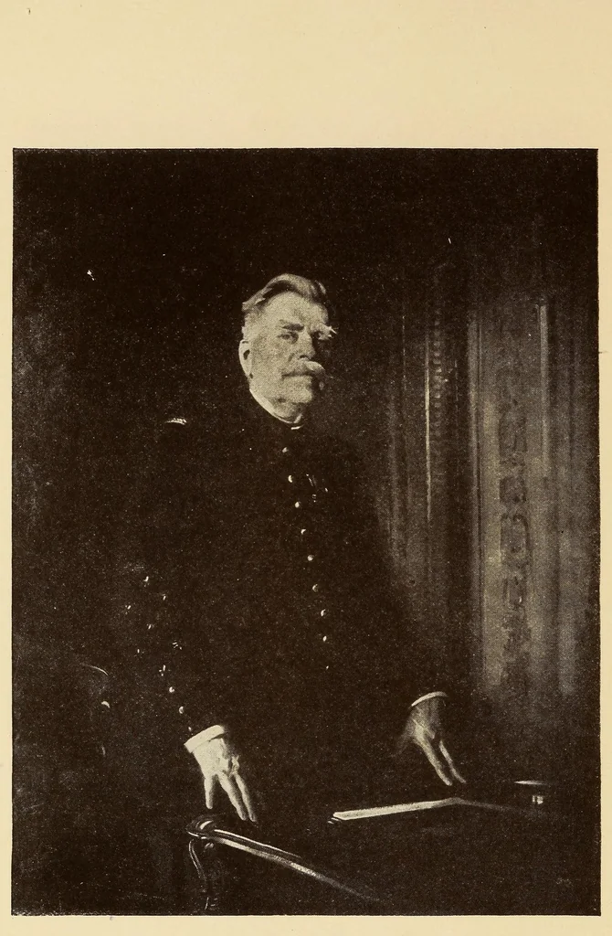 An illustration from Exhibition of war portraits : signing of the Peace treaty, 1919, and portraits of distinguished leaders of America and of the allied nations painted by eminent American artists for presentation to the National Portrait Gallery, 1921, leaf 48