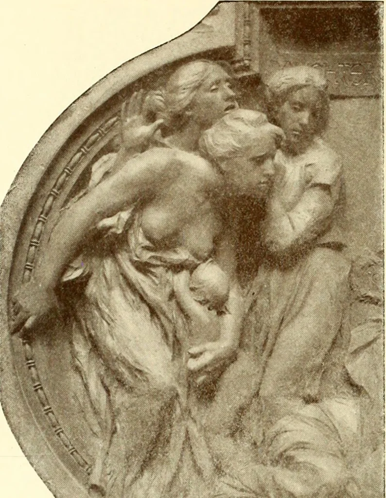 An illustration from Exhibition of the works of the sculptor O'Connor, 1917, leaf 71