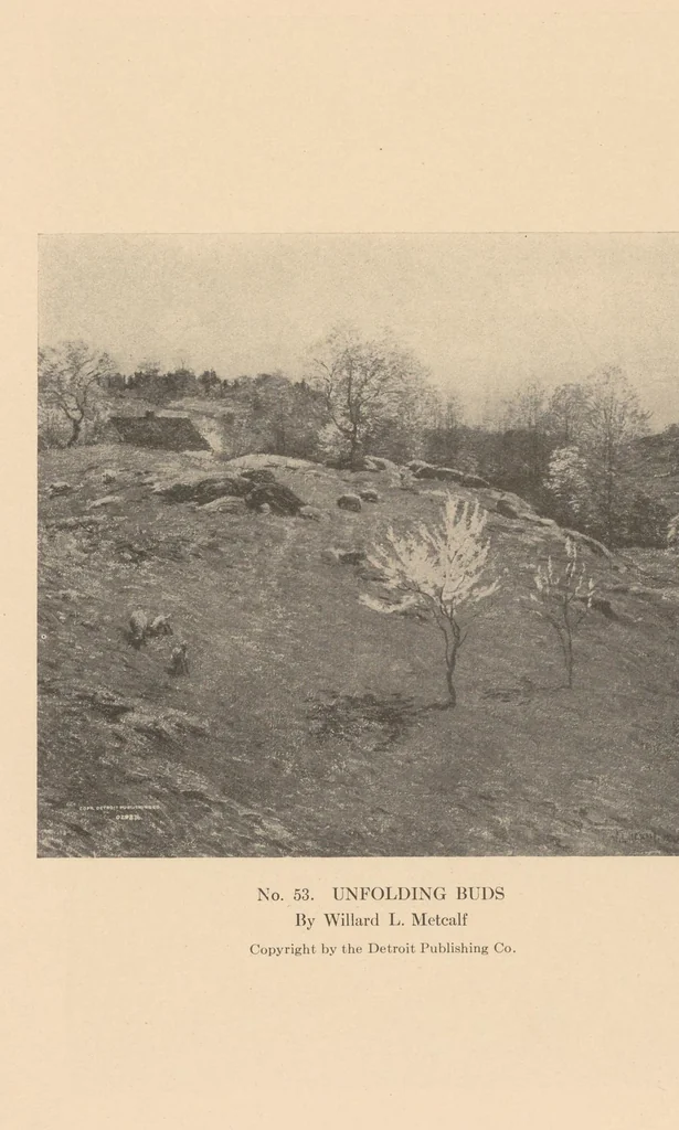 An illustration from Exhibition of Oriental and American art : under the joint auspices of the Alumni memorial committee and the Ann Arbor art association on the occasion of the opening of the Alumni Memorial Hall, University of Michigan, May 11 to 30, 1910, 1910, leaf 41