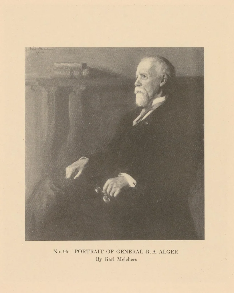 An illustration from Exhibition of Oriental and American art : under the joint auspices of the Alumni memorial committee and the Ann Arbor art association on the occasion of the opening of the Alumni Memorial Hall, University of Michigan, May 11 to 30, 1910, 1910, leaf 53