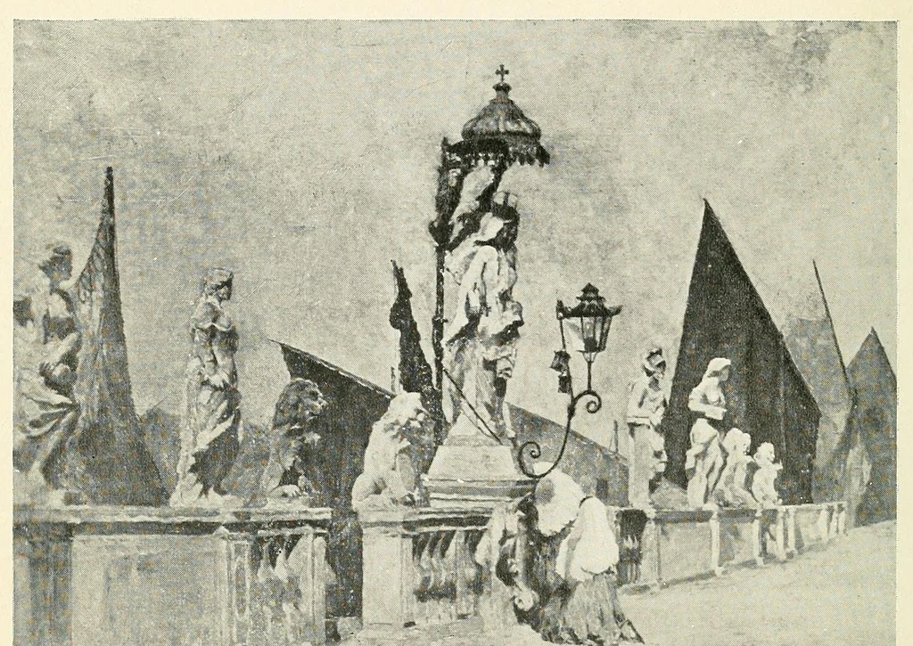 An illustration from Exhibition and sale of paintings of the late Otto H. Bacher : American painter and etcher, friend of Whistler : with a few additional paintings from private collections ... : to be sold at auction ... January 23, 1917 ..., the Walpole Galleries, 1917, leaf 4