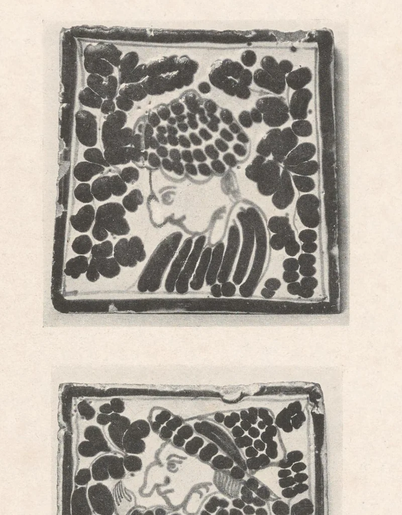 An illustration from Exhibition of tiles, 1915, leaf 27