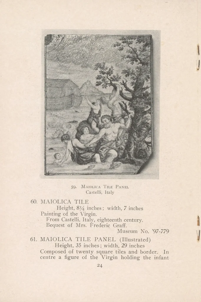 An illustration from Exhibition of tiles, 1915, leaf 28