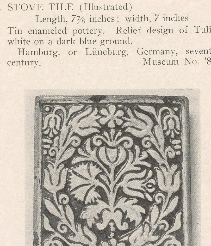 An illustration from Exhibition of tiles, 1915, leaf 40
