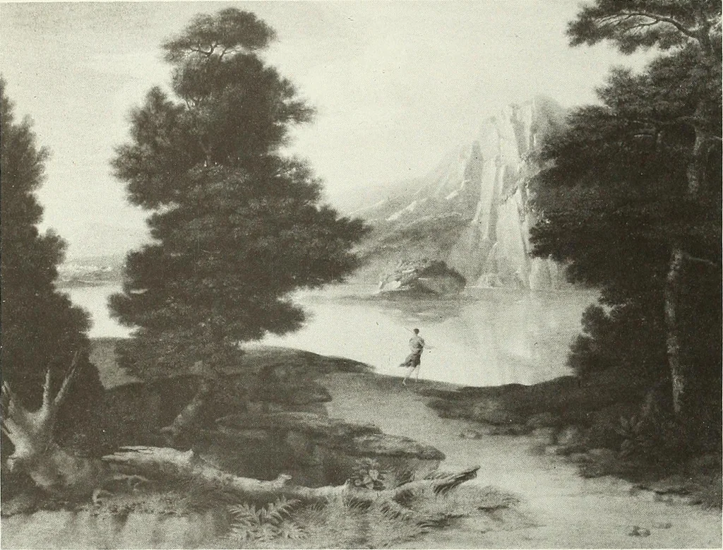An illustration from An exhibit of American painting, 1815-1865 : from the M. and M. Karolik Collection at the Museum of Fine Arts, Boston, 1900, leaf 10