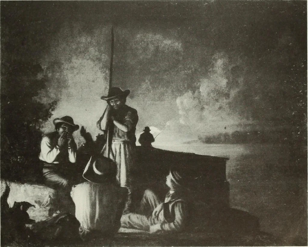 An illustration from An exhibit of American painting, 1815-1865 : from the M. and M. Karolik Collection at the Museum of Fine Arts, Boston, 1900, leaf 13