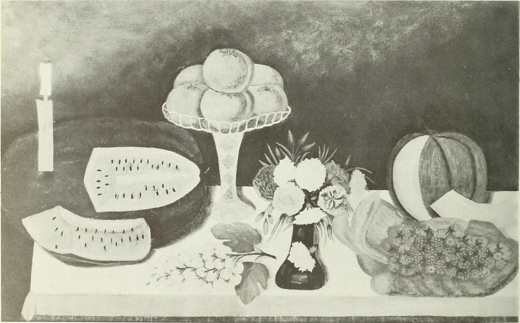 An illustration from An exhibit of American painting, 1815-1865 : from the M. and M. Karolik Collection at the Museum of Fine Arts, Boston, 1900, leaf 14