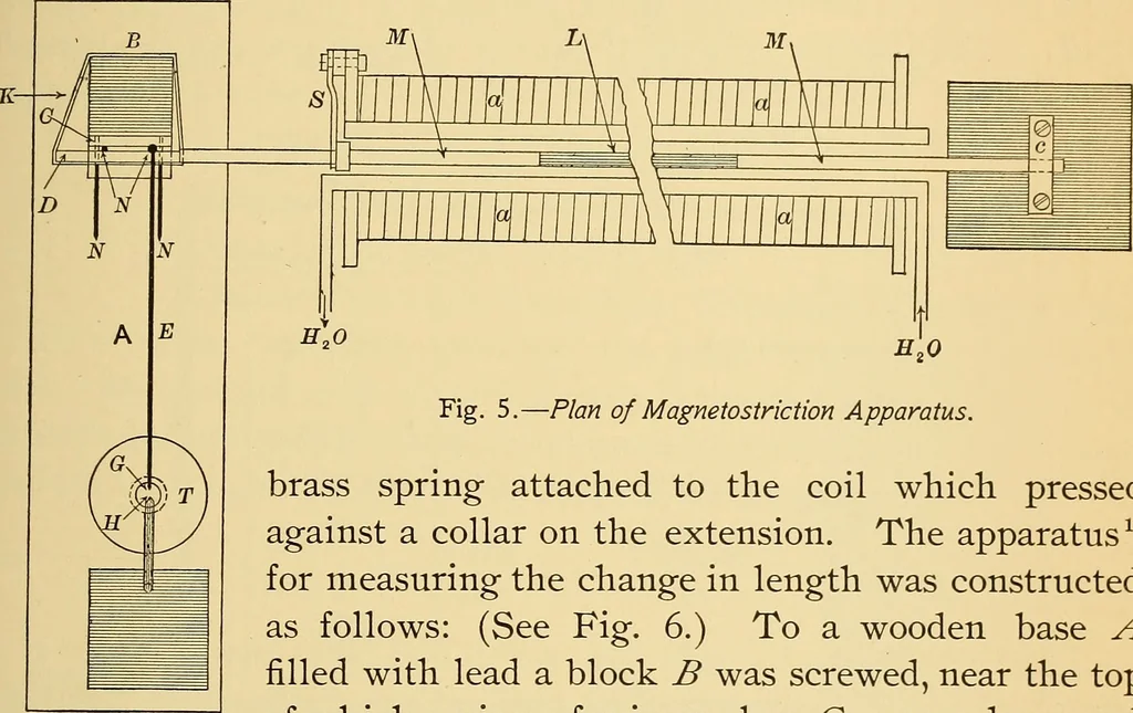 An illustration from Experiments on the Heusler magnetic alloys, 1906, leaf 16