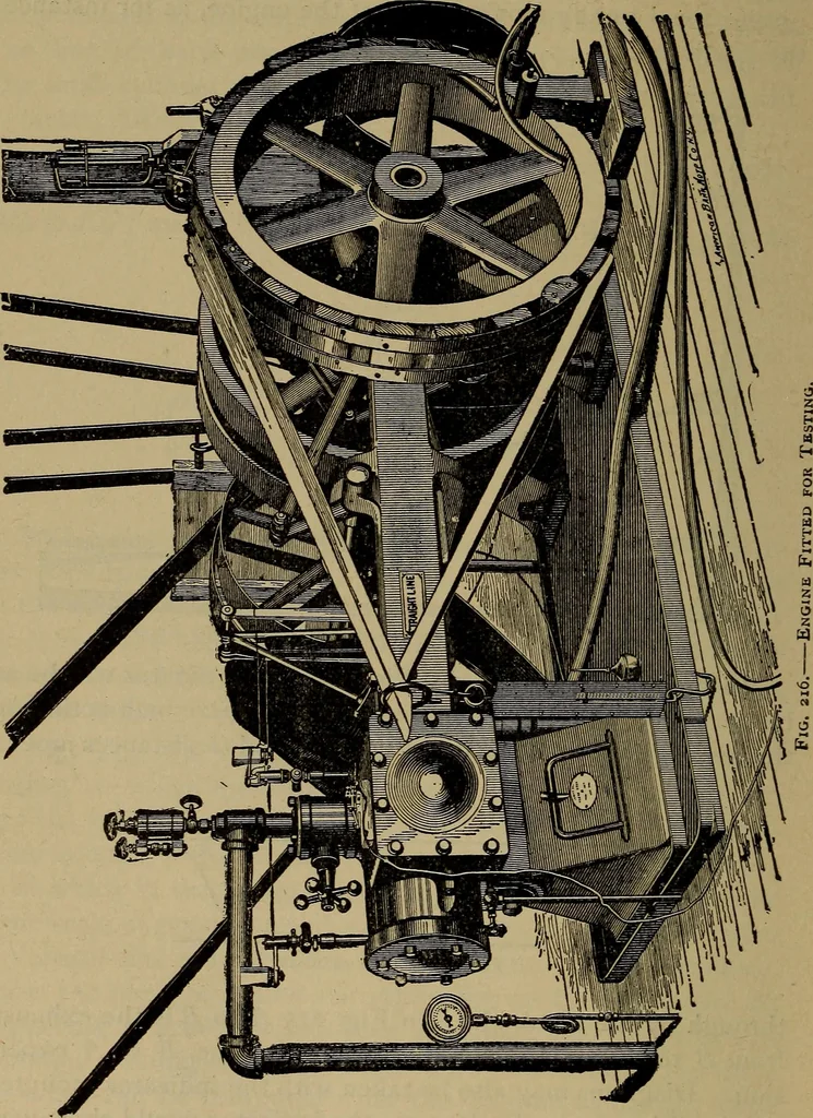 An illustration from Experimental engineering and manual for testing, 1903, leaf 520