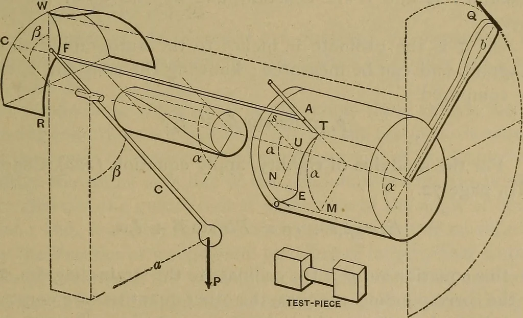 An illustration from Experimental engineering and manual for testing. For engineers and for students in engineering laboratories, 1906, leaf 144