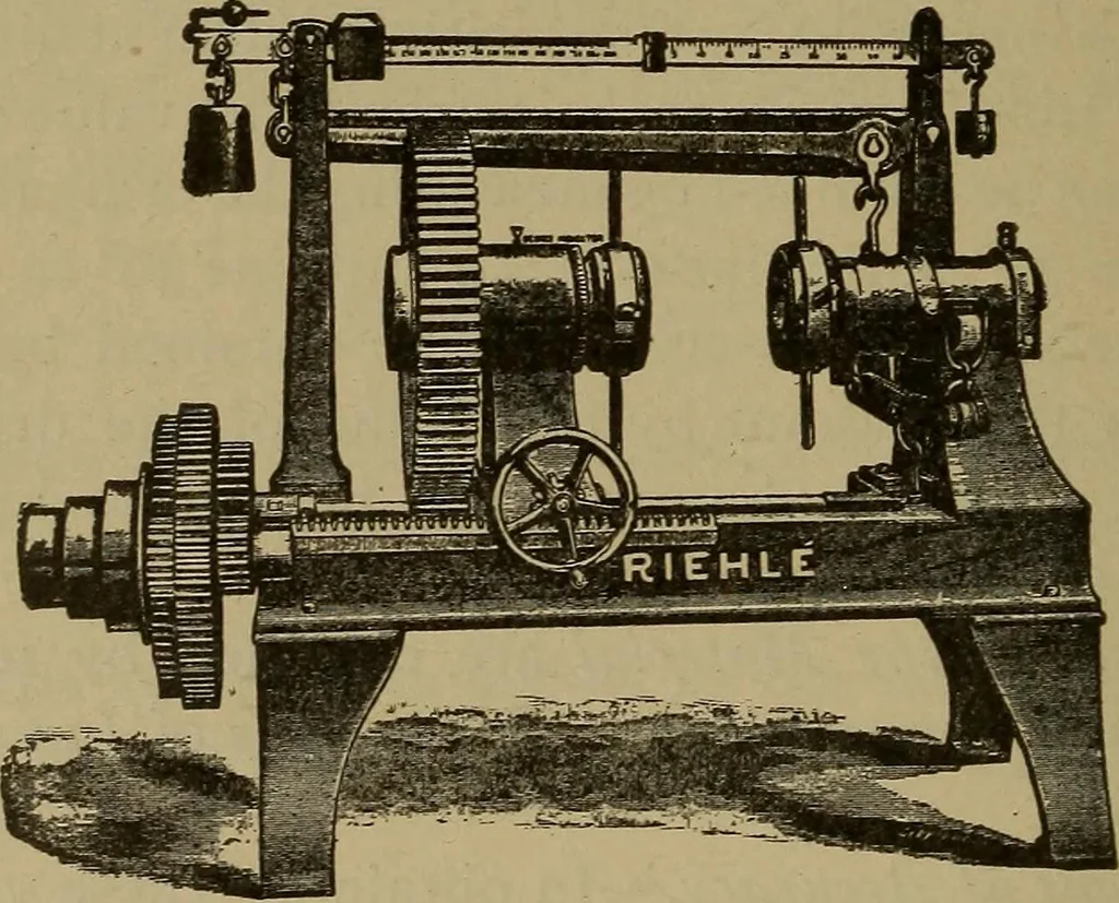 An illustration from Experimental engineering and manual for testing. For engineers and for students in engineering laboratories, 1906, leaf 147