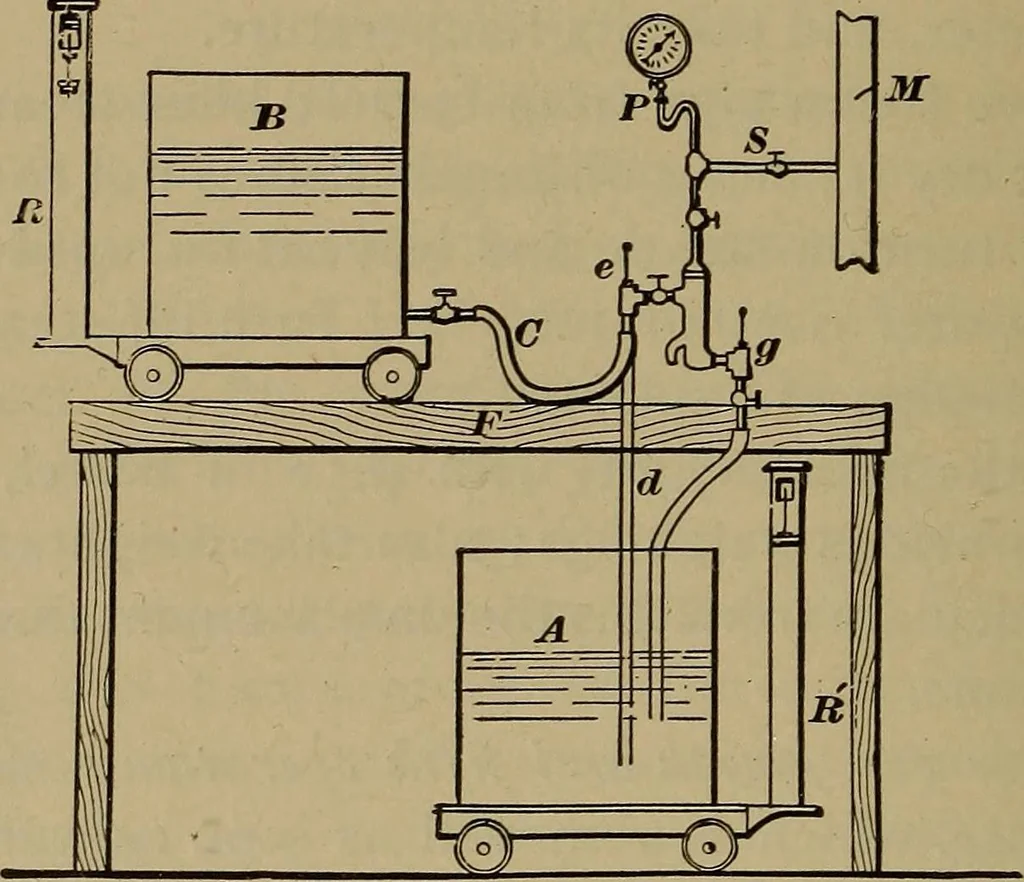 An illustration from Experimental engineering and manual for testing. For engineers and for students in engineering laboratories, 1906, leaf 437