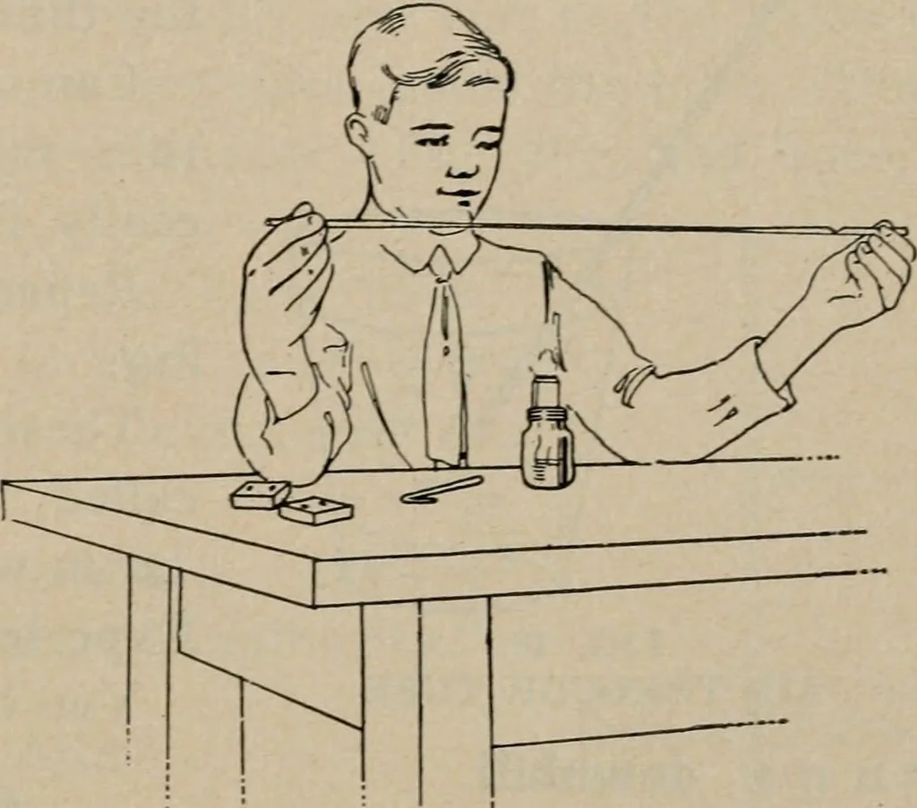An illustration from Experimental glass blowing for boys, 1920, leaf 11