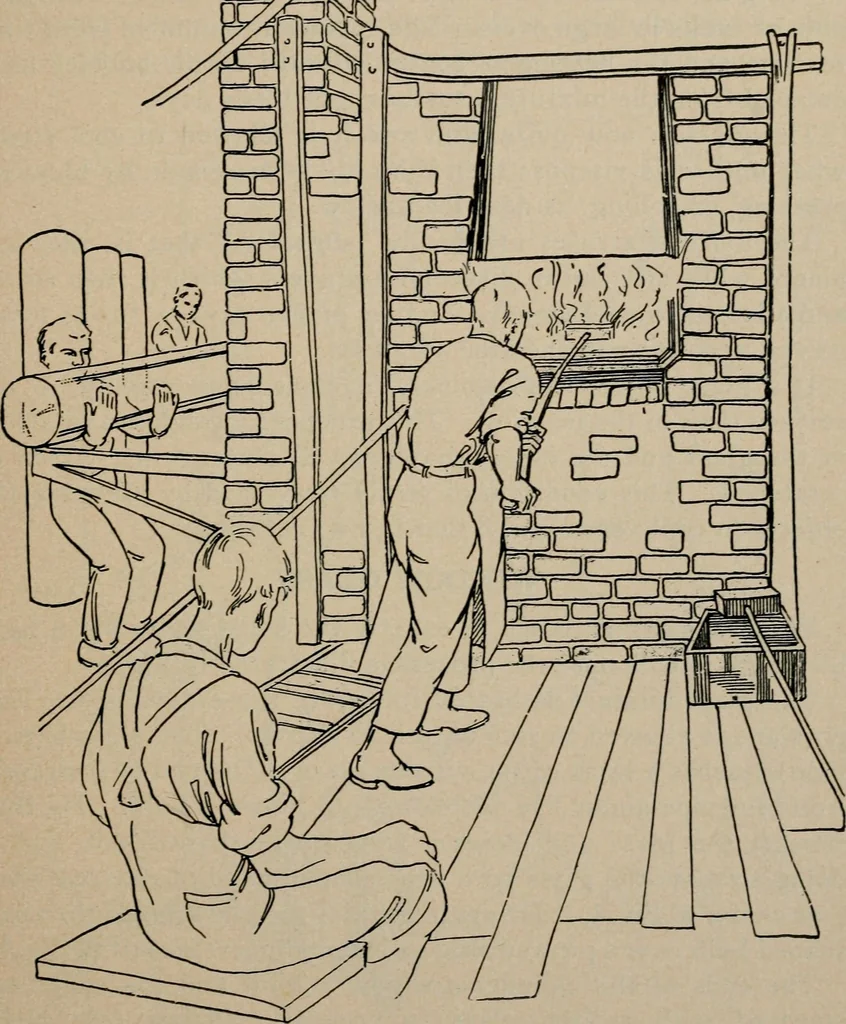 An illustration from Experimental glass blowing for boys, 1920, leaf 15