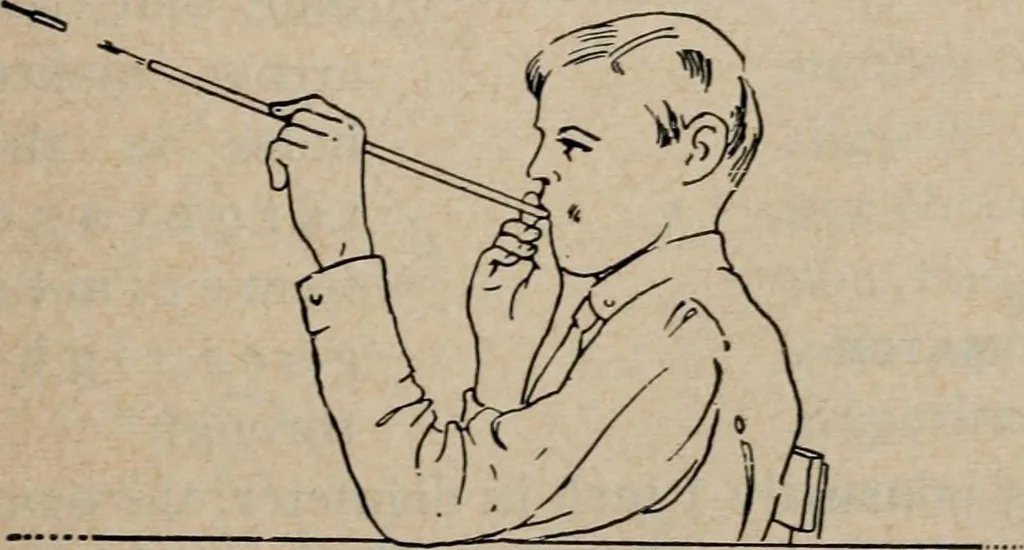 An illustration from Experimental glass blowing for boys, 1920, leaf 27