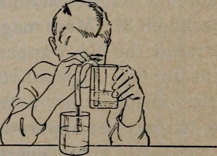 An illustration from Experimental glass blowing for boys, 1920, leaf 34