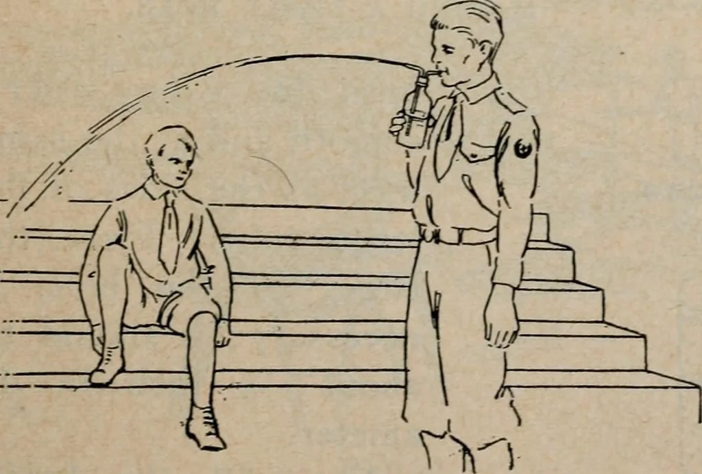 An illustration from Experimental glass blowing for boys, 1920, leaf 35