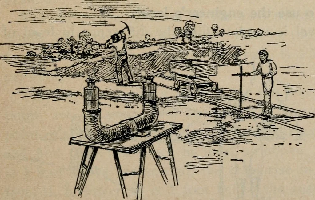 An illustration from Experimental glass blowing for boys, 1920, leaf 37