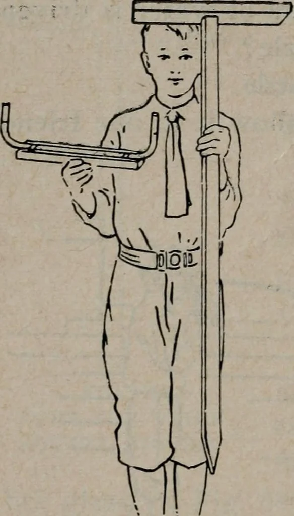 An illustration from Experimental glass blowing for boys, 1920, leaf 38