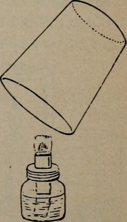 An illustration from Experimental glass blowing for boys, 1920, leaf 58