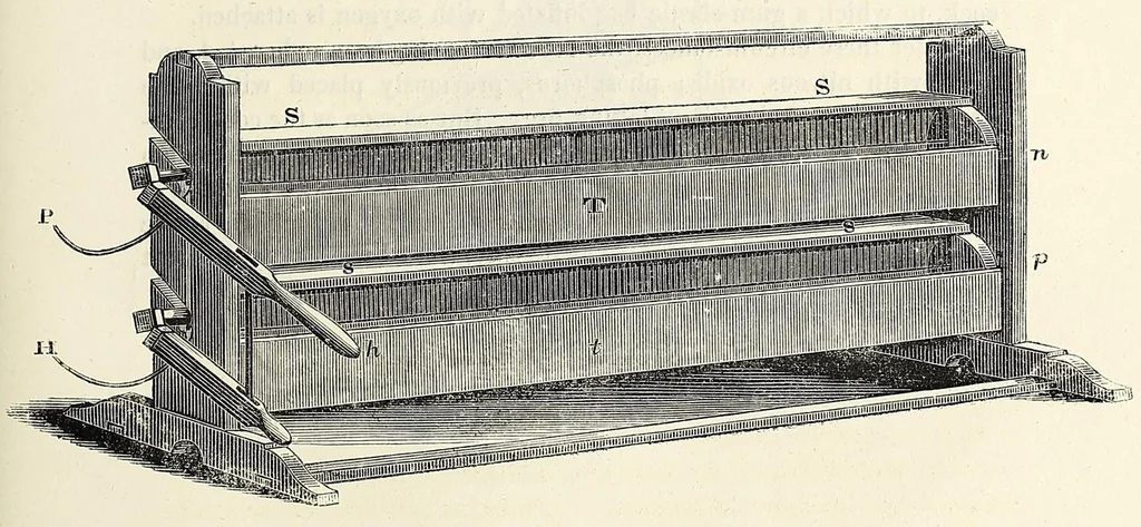 An illustration from Experimental observations, and improvements in apparatus and manipulation : with theoretical suggestions respecting the causes of tornadoes, falling stars, and the Aurora borealis, 1836, leaf 75