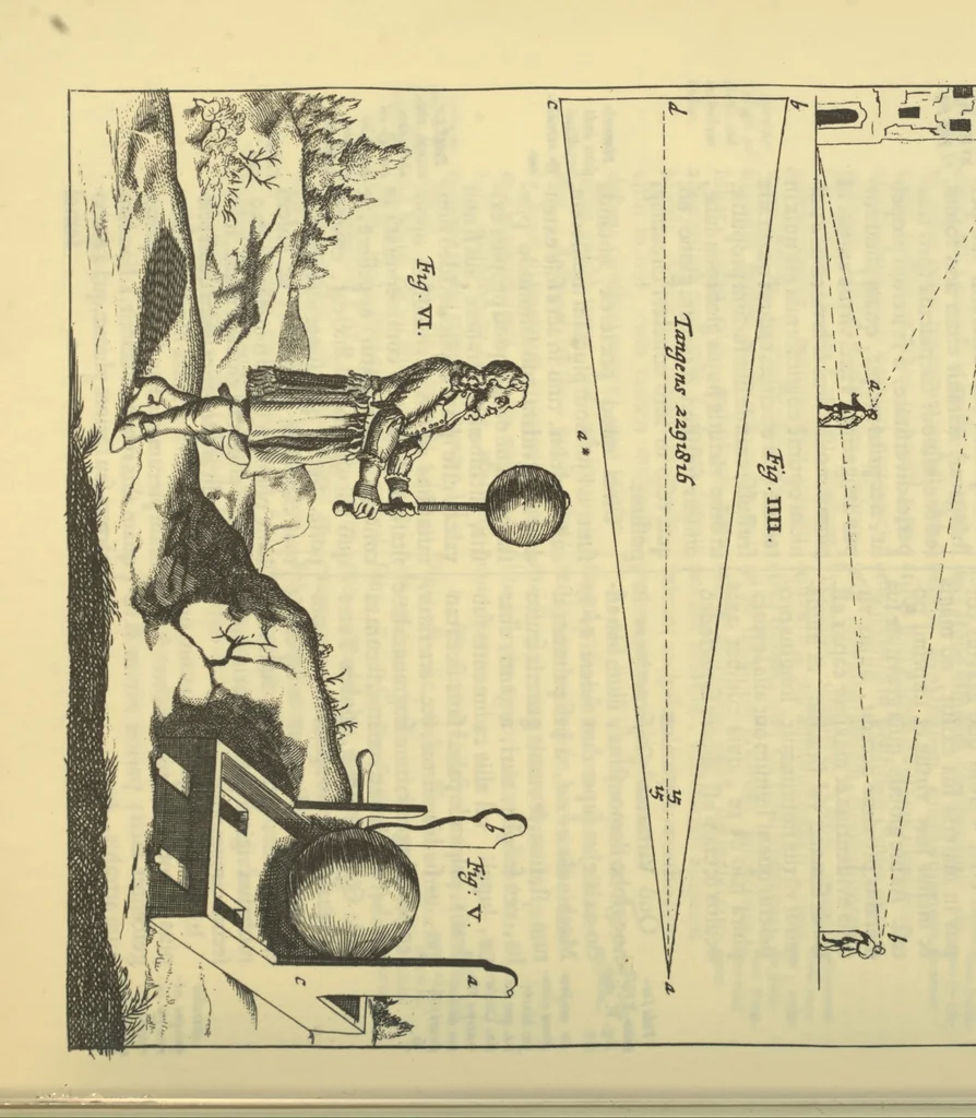 An illustration from Experimenta nova (ut vocantur) magdeburgica de vacuo spatio, 1672, leaf 177