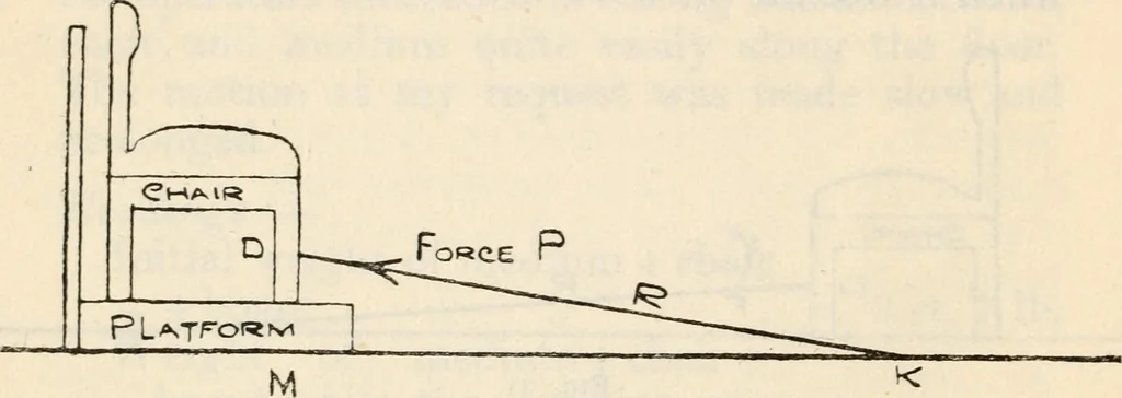 An illustration from Experiments in psychical science : levitation, contact, and the direct voice, 1919, leaf 85