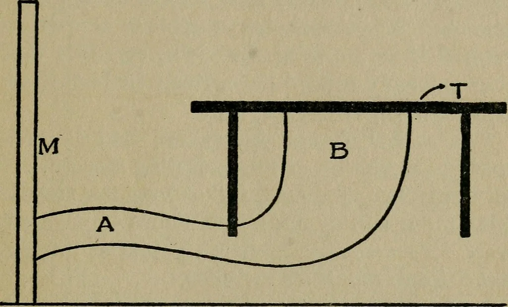 An illustration from Experiments in psychical science : levitation, contact, and the direct voice, 1919, leaf 27