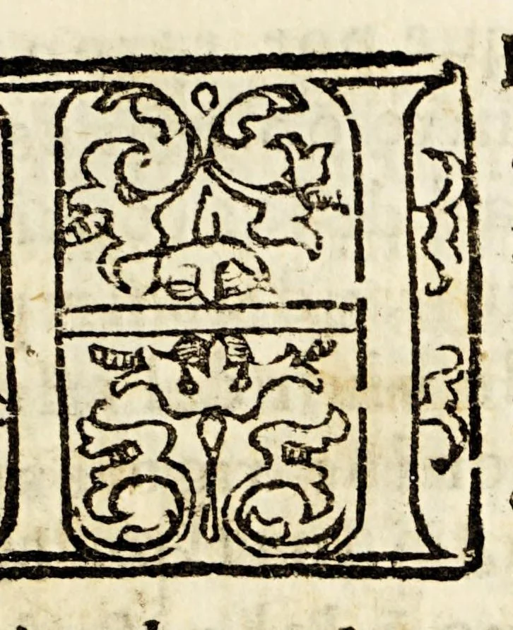 An illustration from Explicacion de las sesenta, y cinco proposiciones prohibidas por la santidad de N.M.S.P. Innocencio XI. Mandadas publicar por el Excellentissimo Señor don Diego Sarmiento de Valladares, obispo inquisidor general, y publicadas por el Santo Tribunal de la Inquisicion de esta Nueva España en siete de abril de mil seiscientos, y ochenta., 1684, leaf 11