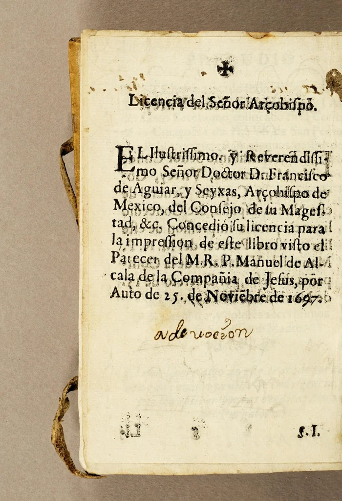 An illustration from Explicacion de los passos de la passion, que estan en el altar del santo eccehomo en el Collegio de S. Pedro, y S. Pablo de la Compañia de Jesus de esta ciudad, con algunas devotas meditaciones., 1697, leaf 8