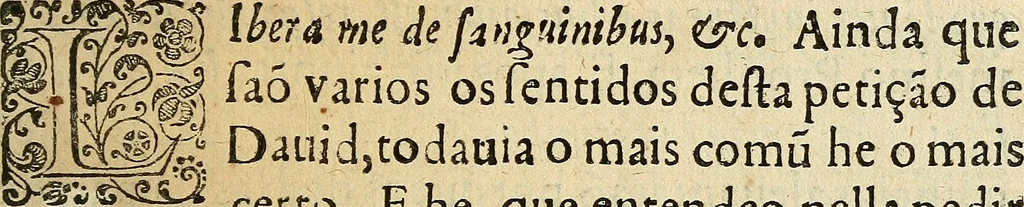 An illustration from Explicação do Salmo cincoenta: : feita a rogo da Madre Dona Isabel de Sancto Antonio, ou de Lima., 1629, leaf 284