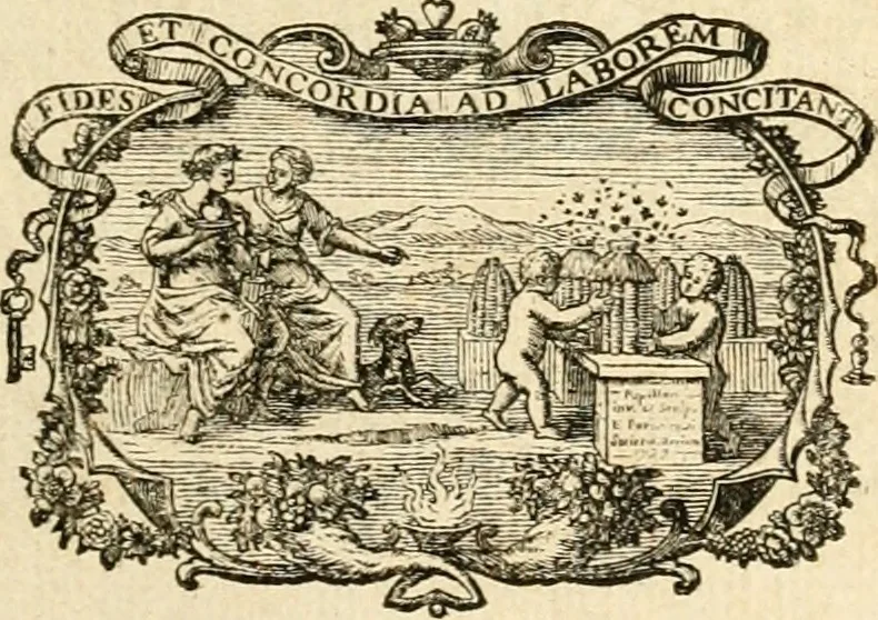 An illustration from Explication de divers monumens singuliers, qui ont rapport a la religion des plus anciens peuples : avec l'examen de la derniere edition des ouvrages de S. Jerôme, & un traité sur l'astrologie judiciaire : ouvrage enrichi de figures en taille-douce, 1739, leaf 4