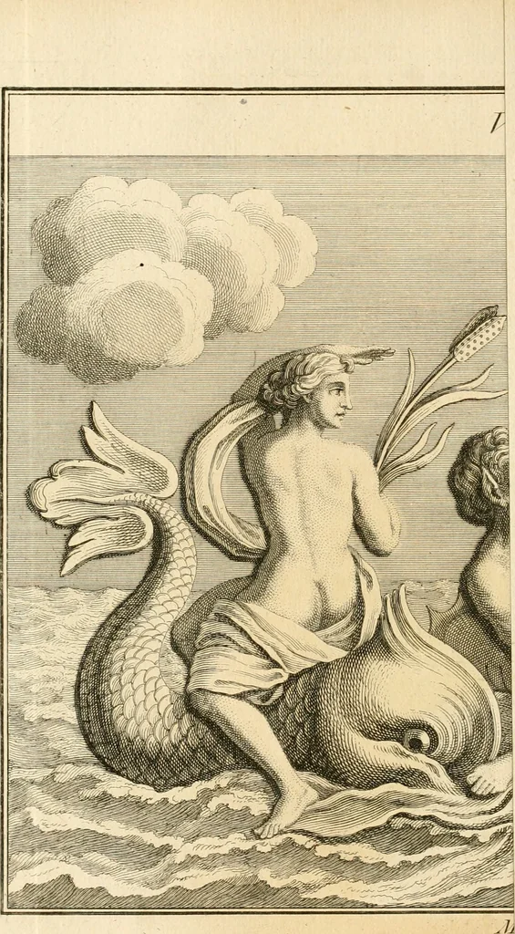 An illustration from Explication de divers monumens singuliers, qui ont rapport a la religion des plus anciens peuples : avec l'examen de la derniere edition des ouvrages de S. Jerôme, & un traité sur l'astrologie judiciaire : ouvrage enrichi de figures en taille-douce, 1739, leaf 401