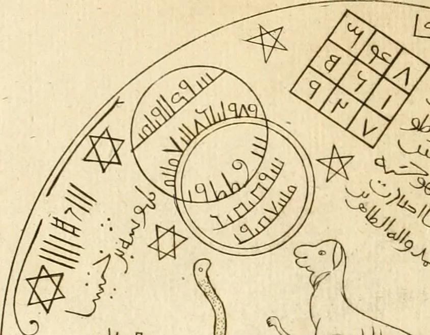 An illustration from Explication de divers monumens singuliers, qui ont rapport a la religion des plus anciens peuples : avec l'examen de la derniere edition des ouvrages de S. Jerôme, & un traité sur l'astrologie judiciaire : ouvrage enrichi de figures en taille-douce, 1739, leaf 525