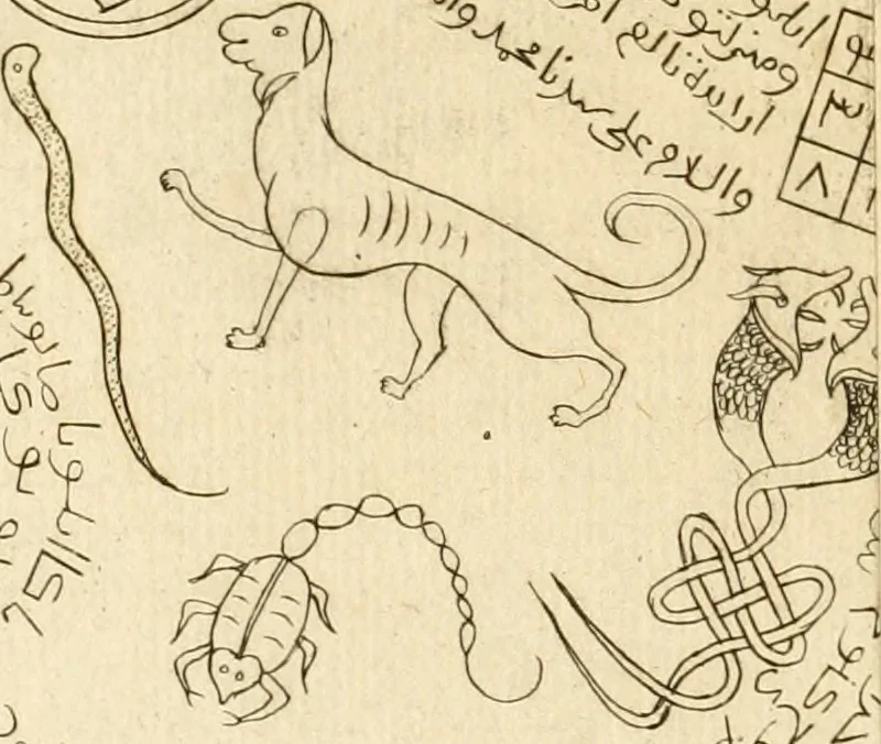 An illustration from Explication de divers monumens singuliers, qui ont rapport a la religion des plus anciens peuples : avec l'examen de la derniere edition des ouvrages de S. Jerôme, & un traité sur l'astrologie judiciaire : ouvrage enrichi de figures en taille-douce, 1739, leaf 525