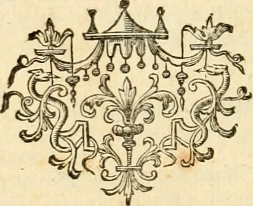 An illustration from Explication de divers monumens singuliers, qui ont rapport a la religion des plus anciens peuples : avec l'examen de la derniere edition des ouvrages de S. Jerôme, & un traité sur l'astrologie judiciaire : ouvrage enrichi de figures en taille-douce, 1739, leaf 587